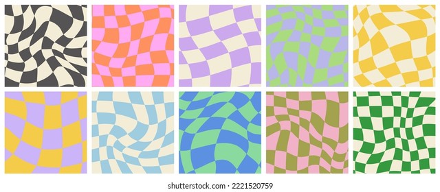 disenos-de-unas-tumblr-amarillas-con-diseno-de-tablero-ajedrez-7