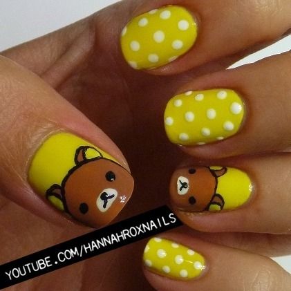 disenos-en-unas-para-ninas-de-rilakkuma-7
