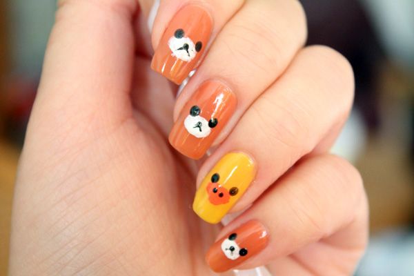 disenos-en-unas-para-ninas-de-rilakkuma-y-kaoru-2