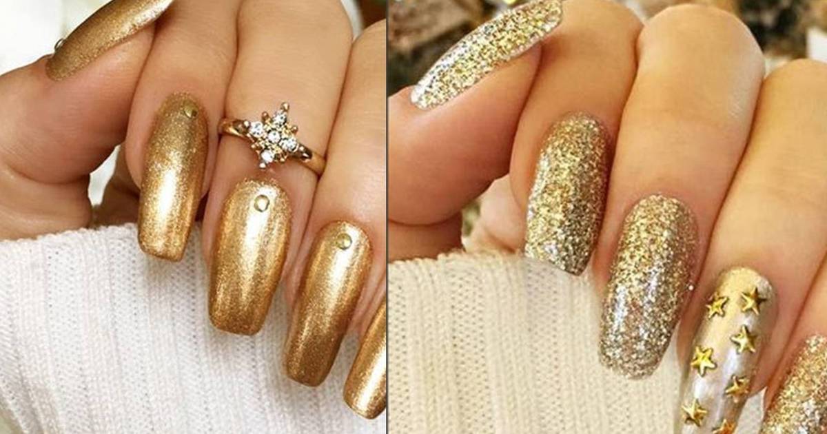 elegantes-diseno-de-unas-doradas-5