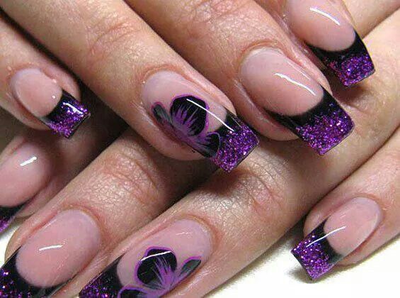 imagenes-de-unas-disenos-morado-con-negro-5