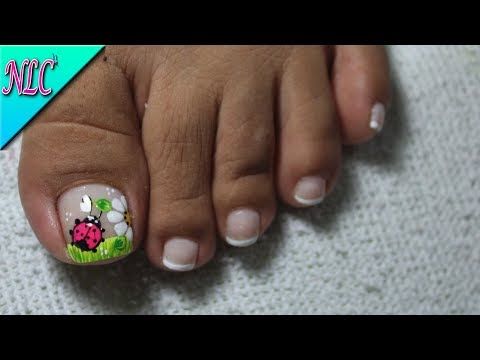 mariquita-flor-disenos-de-unas-para-los-pies-5