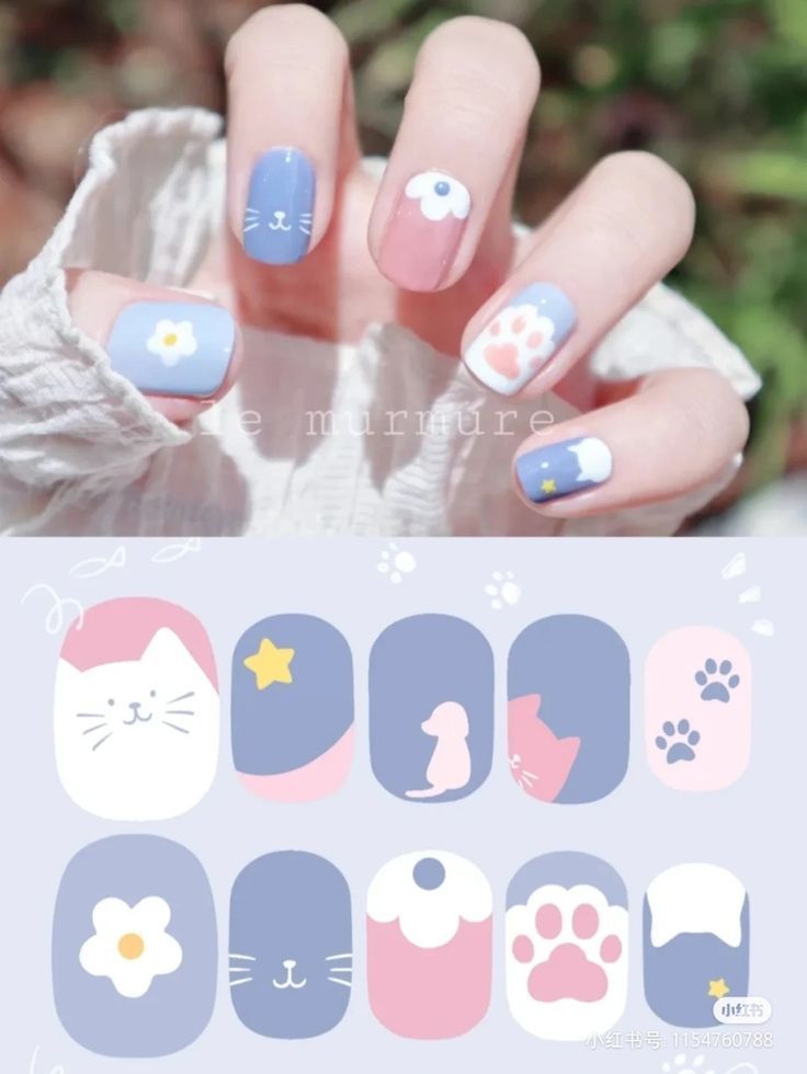 unas-con-diseno-de-gato-imprimir-7