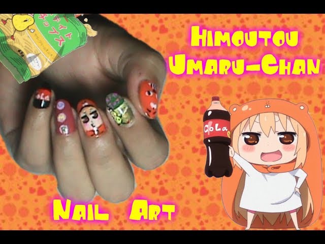 unas-de-acrilico-con-diseno-umaru-chan-1