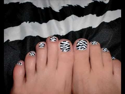 unas-de-pies-diseno-de-cebra-5