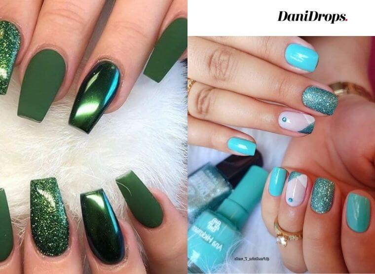 unas-decoradas-disenos-de-temporada-color-verde-agua-4