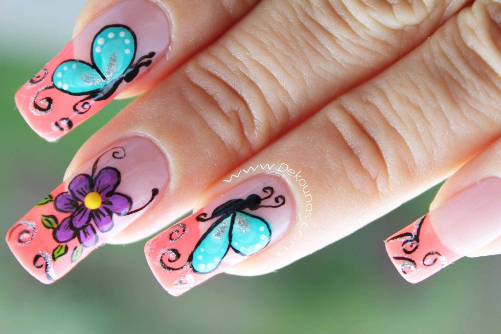 unas-pintadas-con-disenos-de-mariposas-2